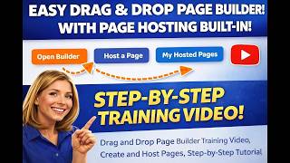 Drag & Drop Page Builder With Hosting